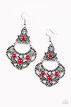 Load image into Gallery viewer, Garden State Glow - Red Earrings
