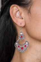 Load image into Gallery viewer, Garden State Glow - Red Earrings
