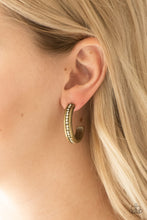 Load image into Gallery viewer, 5th Avenue Fashionista - Brass Earrings -Hoop
