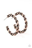 Load image into Gallery viewer, Plainly Panama - Hoop- Copper Earrings - Hoop

