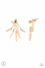 Load image into Gallery viewer, Extra Electric - Gold Earrings- Double-Sided
