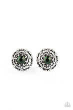 Load image into Gallery viewer, Courtly Courtliness - Green Earrings - Post- Paparazzi
