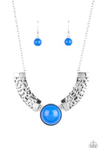 Load image into Gallery viewer, Egyptian Spell -Blue Necklace - Paparazzi
