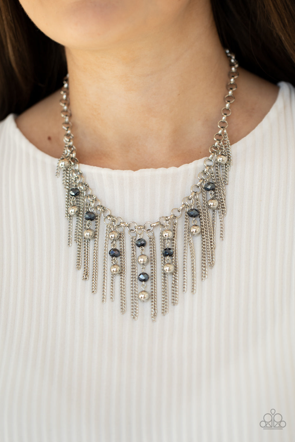 Ever Rebellious - Blue Necklace - Paparazzi