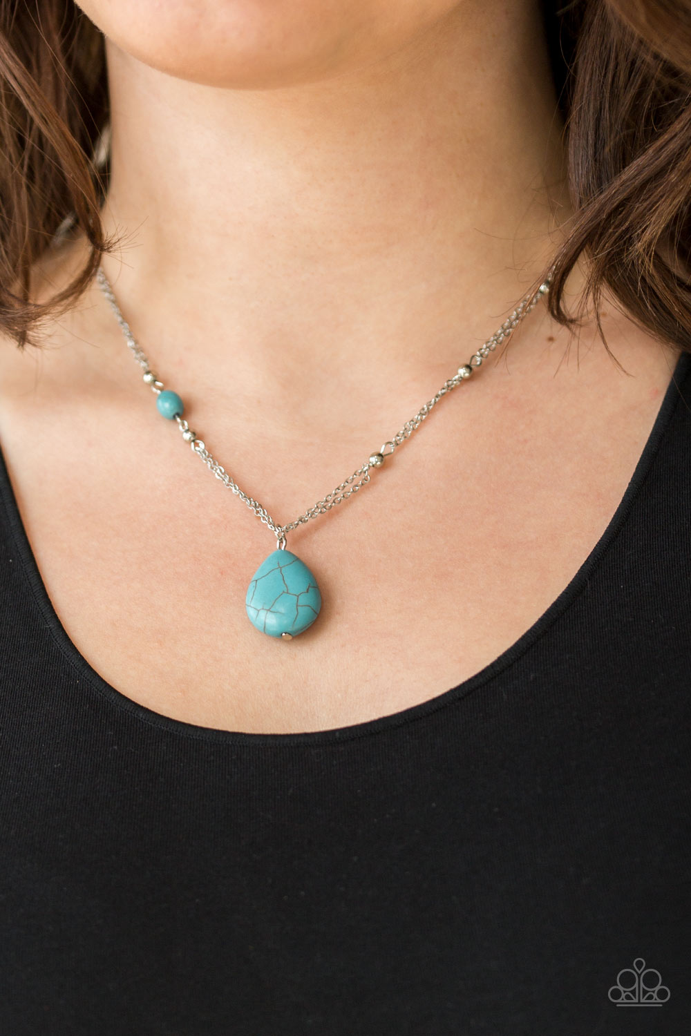 Peaceful Prairies - Blue Necklace