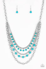 Load image into Gallery viewer, Ground Forces - Blue Necklace
