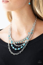 Load image into Gallery viewer, Ground Forces - Blue Necklace
