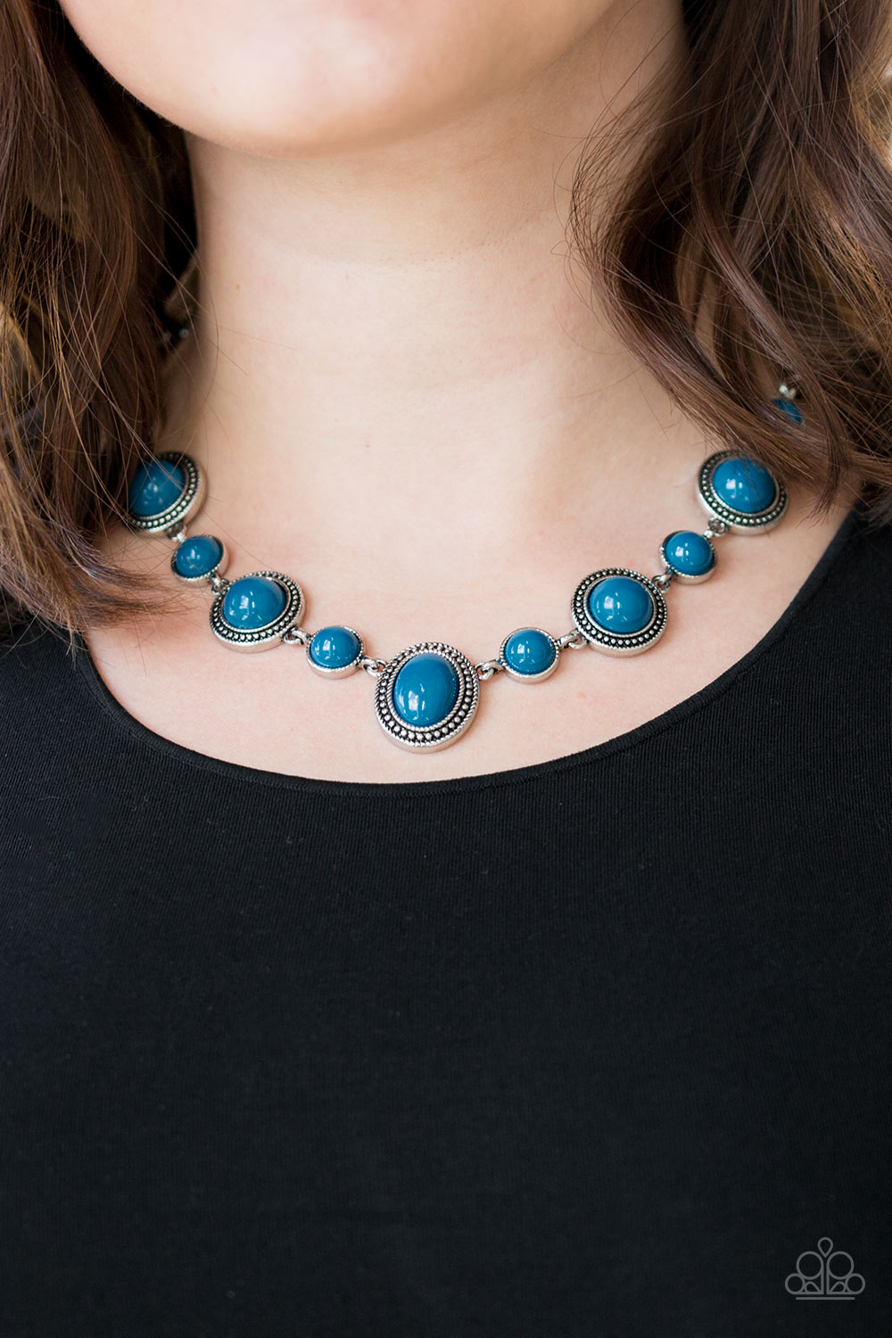 Voyager Vibes - Blue Necklace - Paparazzi