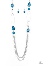 Load image into Gallery viewer, Pleasant Promenade - Blue Necklace - Paparazzi
