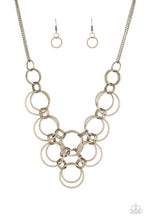 Load image into Gallery viewer, Ringing Off The Hook - Brass Necklace
