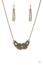 Load image into Gallery viewer, Nautically Naples - Brass Necklace
