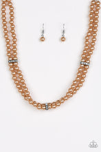 Load image into Gallery viewer, Put On Your Party Dress - Choker Brown Necklace
