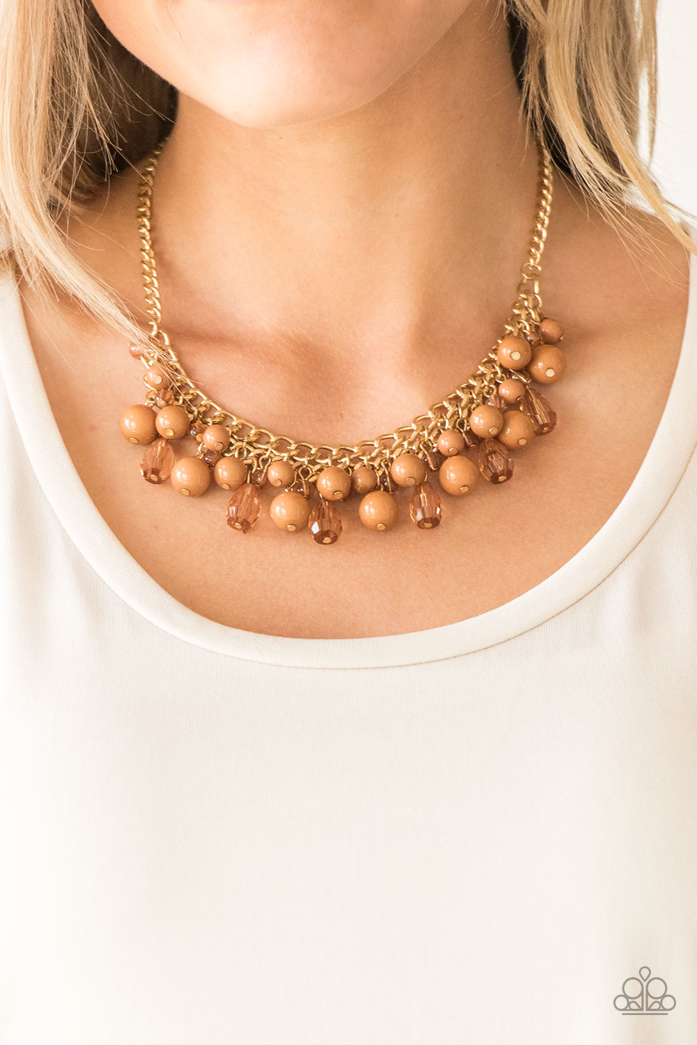 Tour de Trendsetter - Brown Necklace