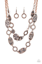 Load image into Gallery viewer, Trippin On Texture - Copper Necklace
