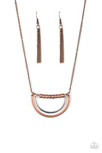 Load image into Gallery viewer, Artificial Arches - Copper Necklace - Paparazzi

