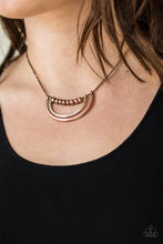 Load image into Gallery viewer, Artificial Arches - Copper Necklace - Paparazzi
