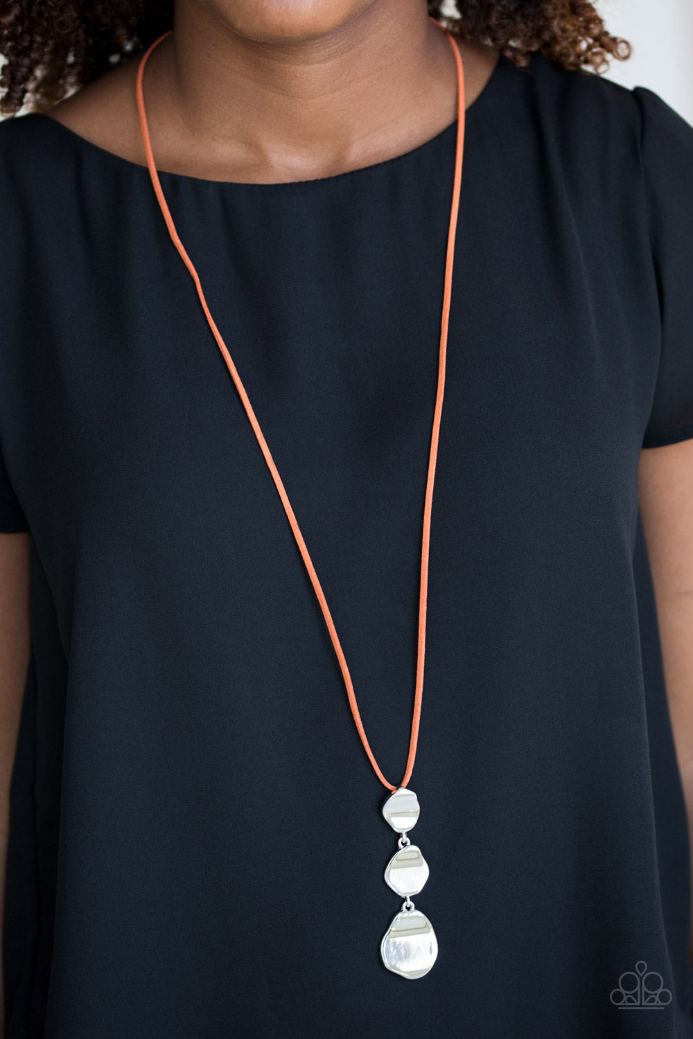 Embrace The Journey - Orange Necklace