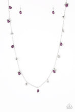 Load image into Gallery viewer, Both Feet On The Ground - Purple Necklace
