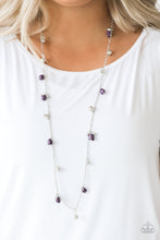 Load image into Gallery viewer, Both Feet On The Ground - Purple Necklace
