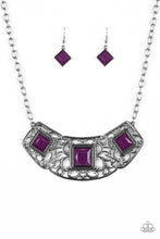 Load image into Gallery viewer, Feeling Inde-PENDANT - Purple Necklace
