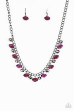 Load image into Gallery viewer, Runway Rebel - Purple Necklace
