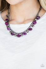 Load image into Gallery viewer, Runway Rebel - Purple Necklace
