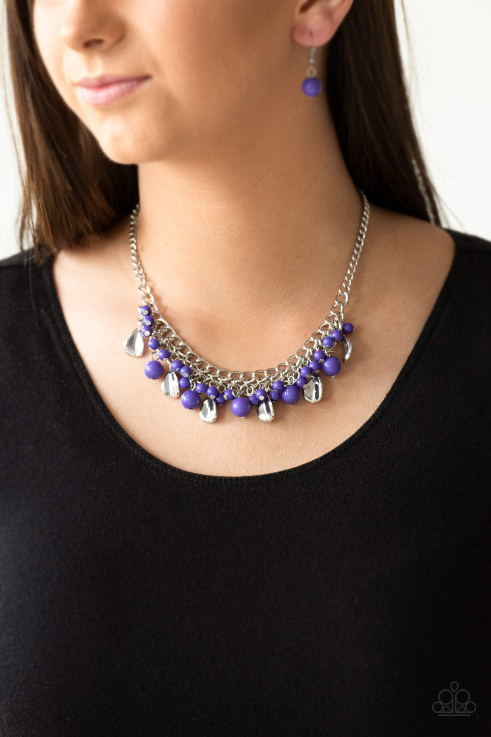 Summer Showdown - Purple Necklace