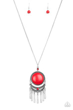 Load image into Gallery viewer, Rural Rustler - Red Necklace
