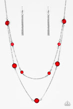 Load image into Gallery viewer, Raise Your Glass - Red Necklace
