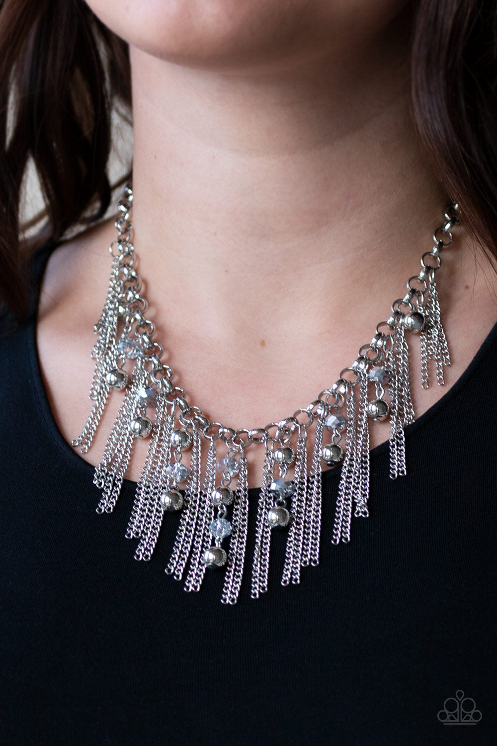 Ever Rebellious - Silver Necklace - Paparazzi