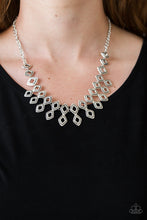 Load image into Gallery viewer, Geocentric - Silver Necklace - Paparazzi
