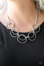 Load image into Gallery viewer, Urban Orbit - Silver Necklace - Paparazzi
