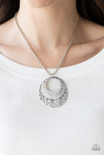 Load image into Gallery viewer, Texture Trio - Silver Necklace
