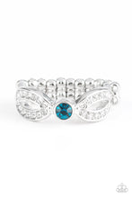 Load image into Gallery viewer, Extra Side Of Elegance - Blue Ring - Paparazzi
