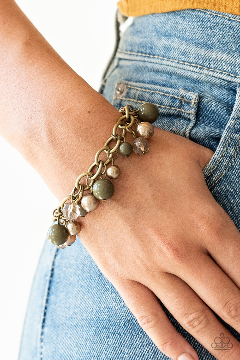 Grit and Glamour - Green Bracelet