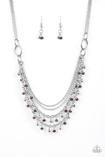 Load image into Gallery viewer, Financially Fabulous - Purple Necklace
