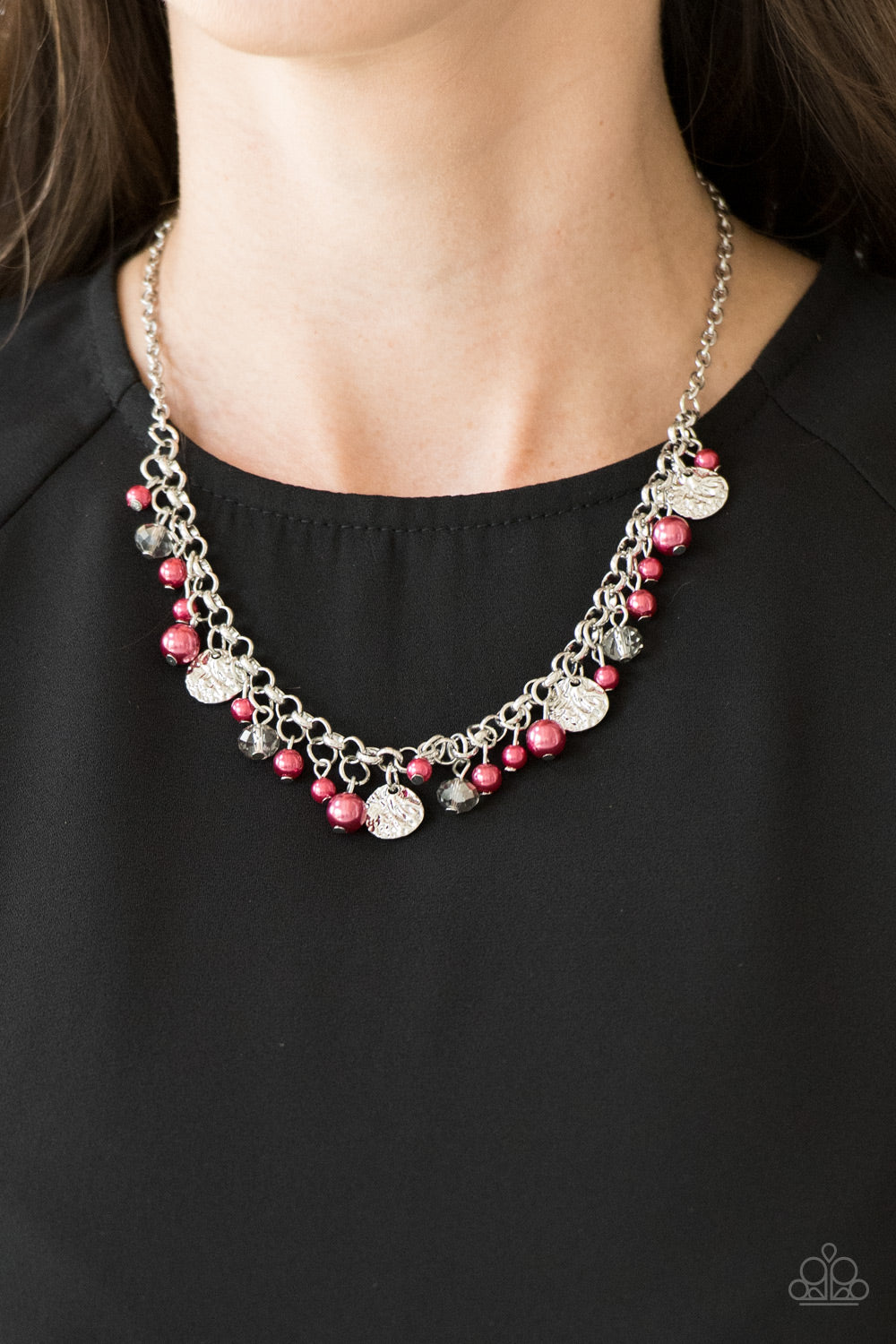 Coastal Cache - Red Necklace