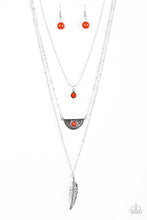 Load image into Gallery viewer, Sahara Sparrow - Orange Necklace
