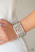 Load image into Gallery viewer, Victorian Variety -Silver Bracelet - Floral Filigree
