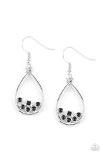 Load image into Gallery viewer, Raindrop Radiance - Black Earrings
