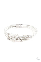 Load image into Gallery viewer, Marvelously Metro - White Bracelet- Magnetic
