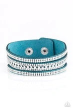 Load image into Gallery viewer, Rollin In Rhinestones - Blue Bracelet - Urban
