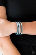 Rollin In Rhinestones - Blue Bracelet - Urban
