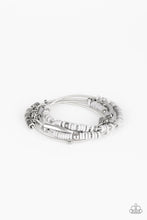 Load image into Gallery viewer, Tribal Spunk - Silver Bracelet - Paparazzi
