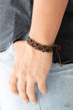 Load image into Gallery viewer, Boondocks and Bonfires - Brown Bracelet -Nautical - Urban
