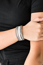 Load image into Gallery viewer, Seize The Sass - Silver Bracelet - Paparazzi
