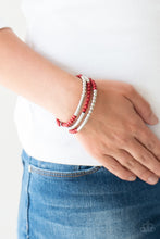 Load image into Gallery viewer, Tourist Trap - Red Bracelet
