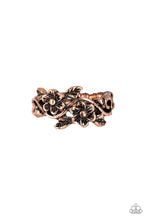 Load image into Gallery viewer, Stop and Smell The Flowers - Copper Ring

