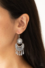 Load image into Gallery viewer, Mantra to Mantra - Silver Earrings - Paparazzi
