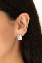 Load image into Gallery viewer, Incredibly Iconic - White Earrings - Post
